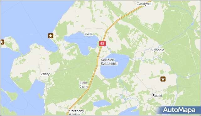 mapa Kociołek Szlachecki, Kociołek Szlachecki na mapie Targeo