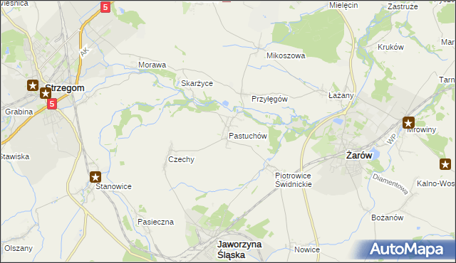 mapa Pastuchów, Pastuchów na mapie Targeo