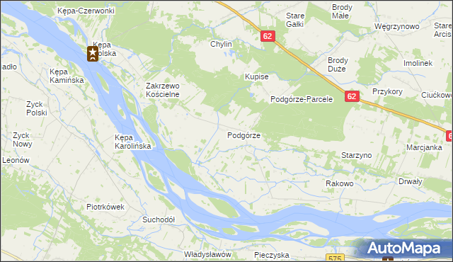 mapa Podgórze gmina Mała Wieś, Podgórze gmina Mała Wieś na mapie Targeo