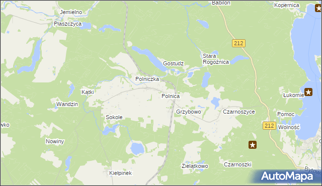 mapa Polnica, Polnica na mapie Targeo