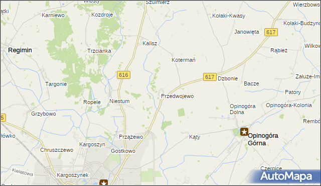 mapa Przedwojewo, Przedwojewo na mapie Targeo