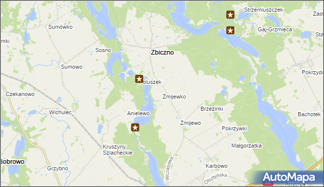 mapa Żmijewko, Żmijewko na mapie Targeo