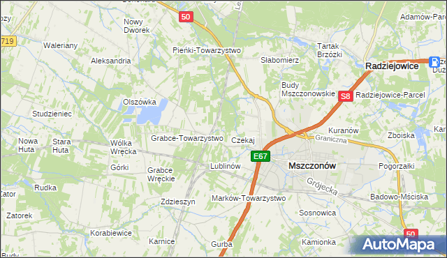 mapa Marków-Świnice, Marków-Świnice na mapie Targeo