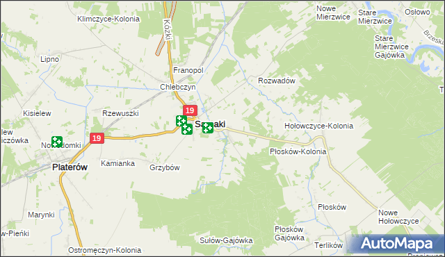 mapa Chybów, Chybów na mapie Targeo