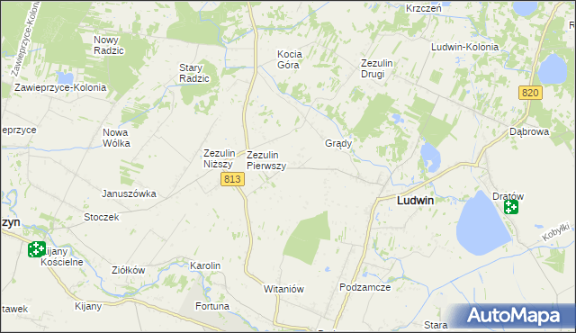 mapa Godziembów, Godziembów na mapie Targeo