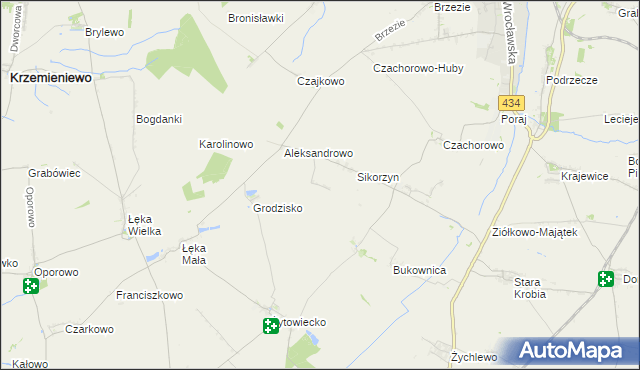 mapa Huby Pijanowskie, Huby Pijanowskie na mapie Targeo