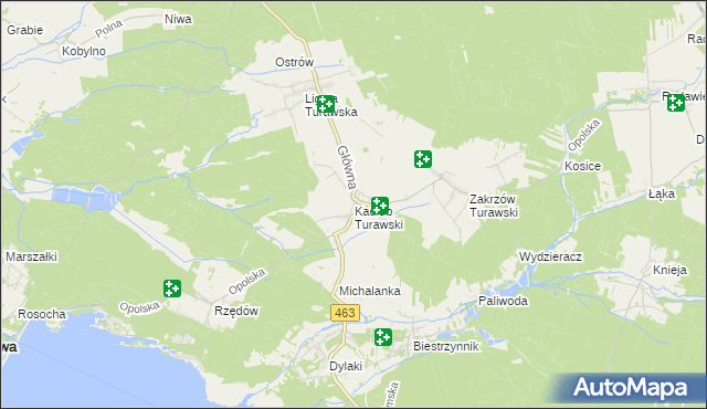 mapa Kadłub Turawski, Kadłub Turawski na mapie Targeo