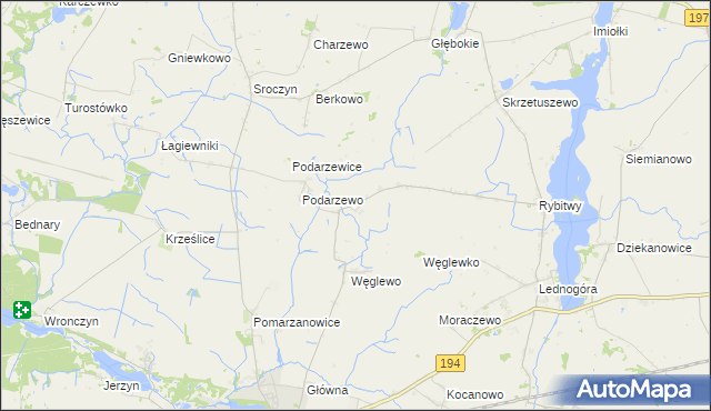 mapa Latalice, Latalice na mapie Targeo