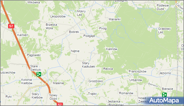 mapa Nowy Kadłubek, Nowy Kadłubek na mapie Targeo