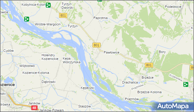 mapa Piotrowice gmina Stężyca, Piotrowice gmina Stężyca na mapie Targeo