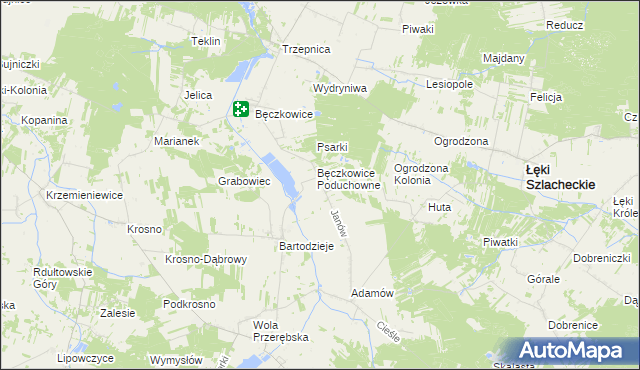 mapa Podstole, Podstole na mapie Targeo