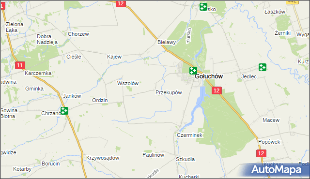 mapa Przekupów, Przekupów na mapie Targeo