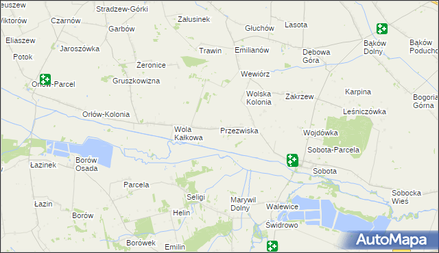 mapa Przezwiska, Przezwiska na mapie Targeo