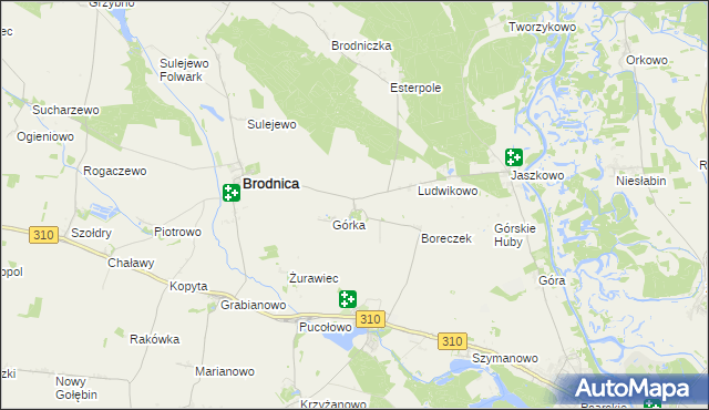 mapa Przylepki, Przylepki na mapie Targeo