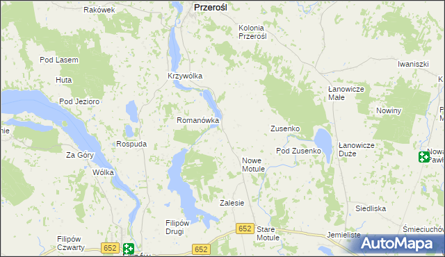 mapa Przystajne, Przystajne na mapie Targeo