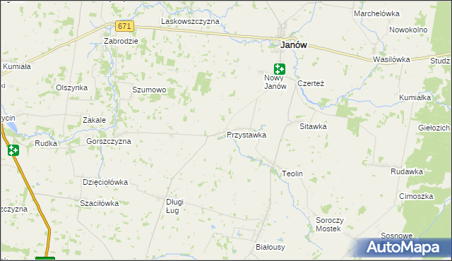 mapa Przystawka, Przystawka na mapie Targeo