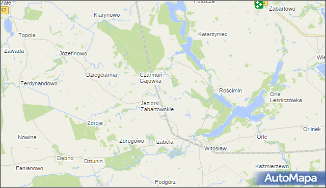mapa Rajgród gmina Mrocza, Rajgród gmina Mrocza na mapie Targeo