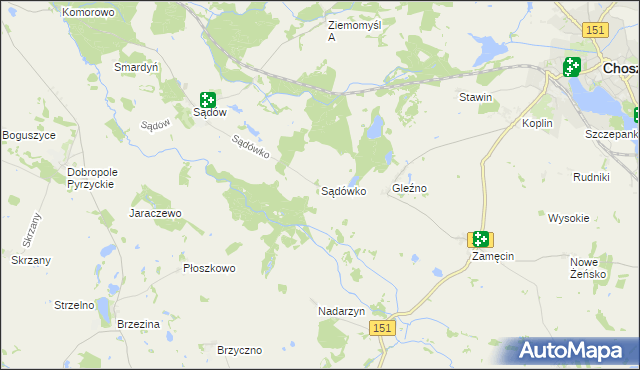 mapa Sądówko, Sądówko na mapie Targeo