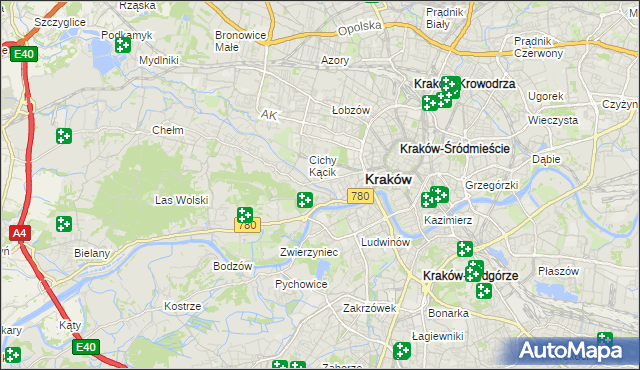 cmentarz salwator kraków mapa Cmentarz w Salwator :: Instytucje, Urzędy, Kościoły na mapie Targeo