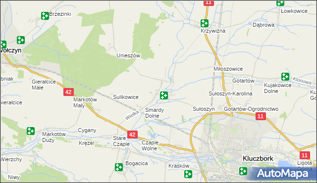 mapa Smardy Górne, Smardy Górne na mapie Targeo
