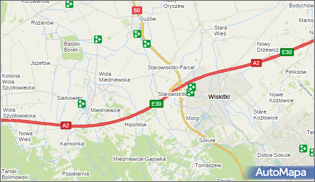 mapa Starowiskitki, Starowiskitki na mapie Targeo