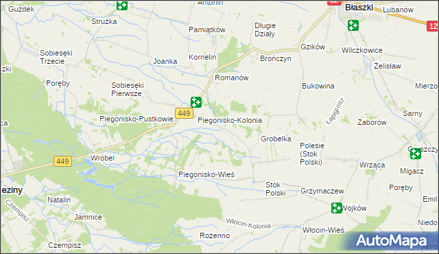 mapa Stok Nowy, Stok Nowy na mapie Targeo