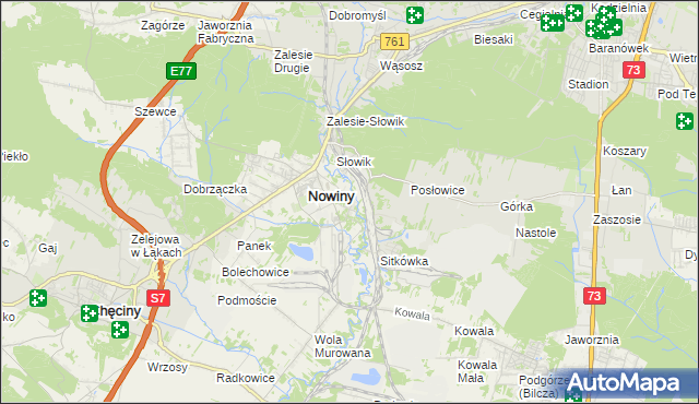 mapa Trzcianki Osada, Trzcianki Osada na mapie Targeo