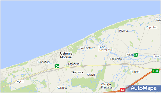 mapa Wieniotowo, Wieniotowo na mapie Targeo