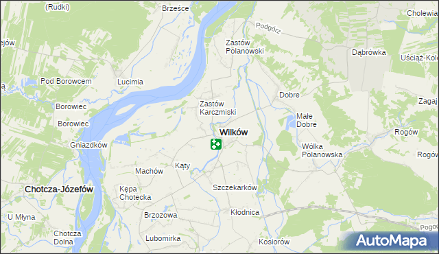 mapa Wilków powiat opolski, Wilków powiat opolski na mapie Targeo