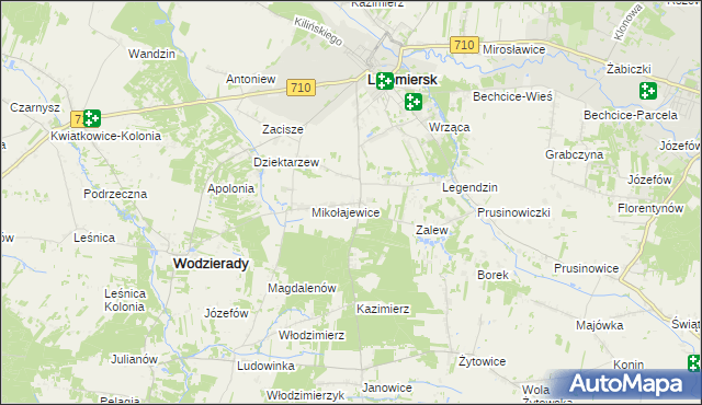 mapa Wygoda Mikołajewska, Wygoda Mikołajewska na mapie Targeo