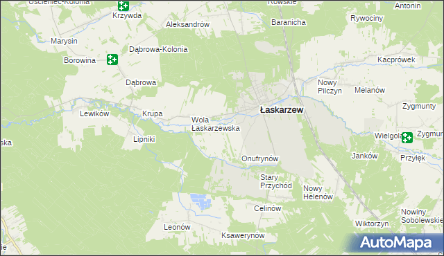 mapa Sośninka, Sośninka na mapie Targeo