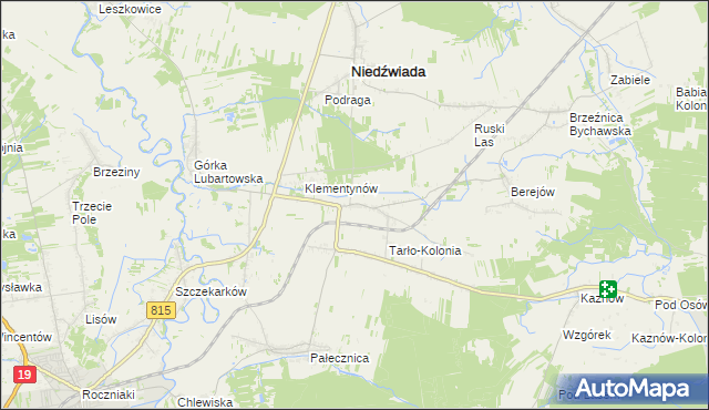 mapa Tarło, Tarło na mapie Targeo
