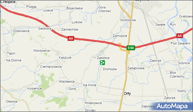 mapa Zabłotce gmina Radymno, Zabłotce gmina Radymno na mapie Targeo