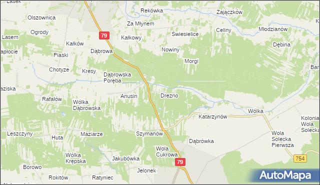 mapa Drezno, Drezno na mapie Targeo