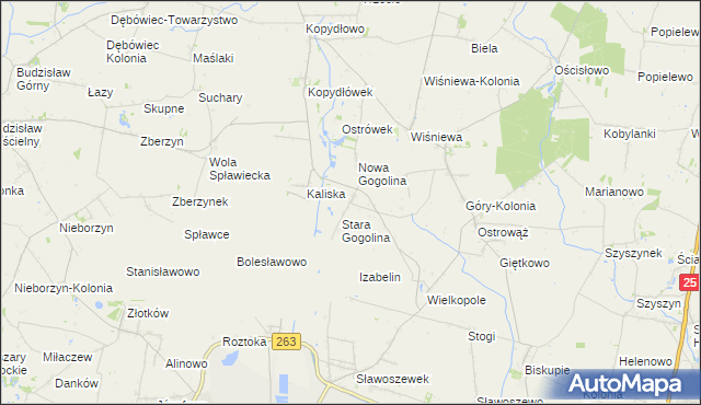 mapa Gogolina, Gogolina na mapie Targeo
