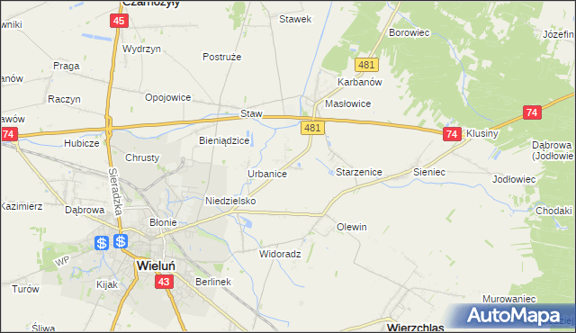 mapa Małyszyn, Małyszyn na mapie Targeo