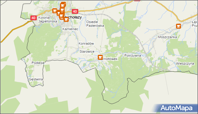 mapa Jarnołtówek, Jarnołtówek na mapie Targeo