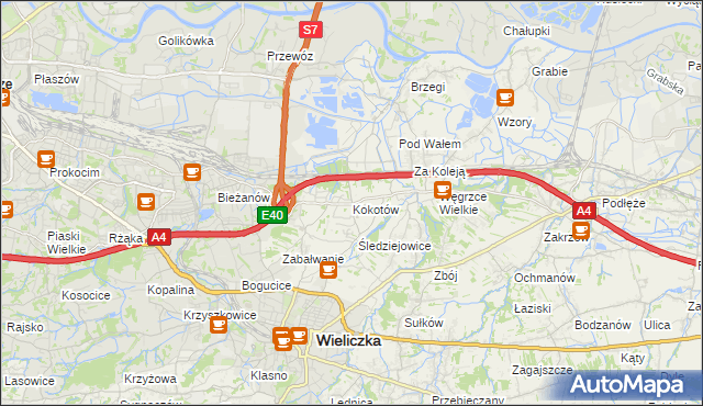 mapa Kokotów, Kokotów na mapie Targeo