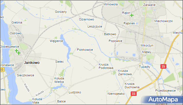 mapa Żalinowo, Żalinowo na mapie Targeo