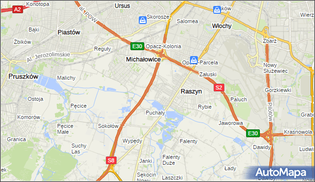 mapa Nowe Grocholice, Nowe Grocholice na mapie Targeo