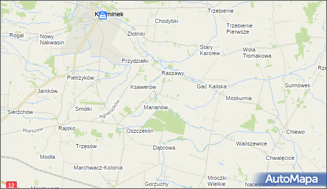 mapa Nowy Karolew, Nowy Karolew na mapie Targeo