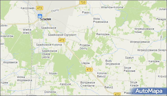 mapa Przatówek, Przatówek na mapie Targeo