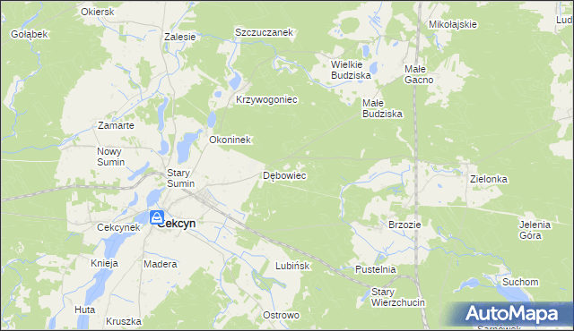 mapa Wrzosowisko, Wrzosowisko na mapie Targeo
