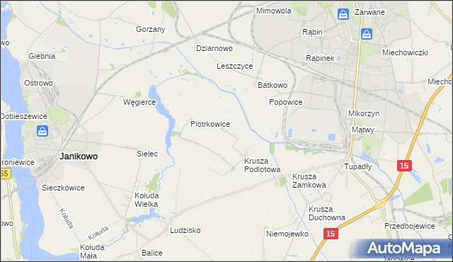 mapa Żalinowo, Żalinowo na mapie Targeo