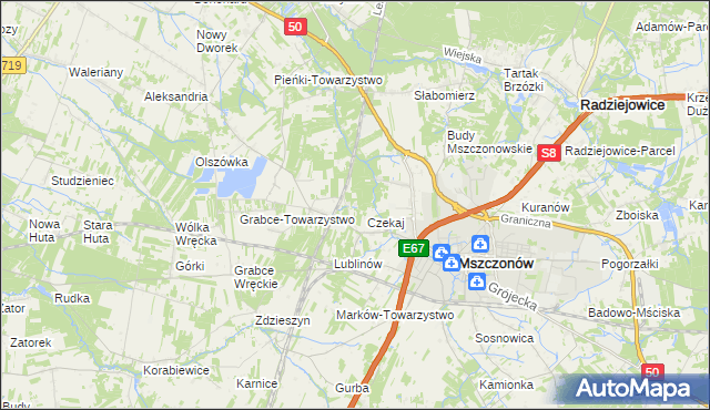 mapa Marków-Świnice, Marków-Świnice na mapie Targeo