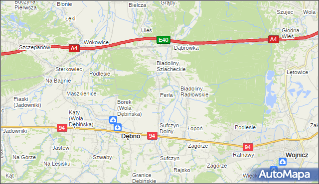 mapa Perła, Perła na mapie Targeo