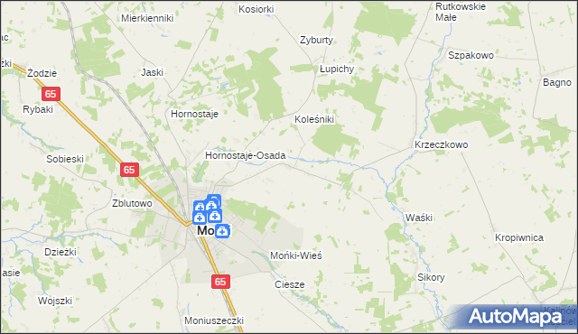 mapa Potoczyzna, Potoczyzna na mapie Targeo