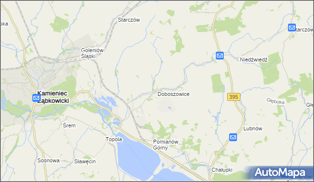 mapa Doboszowice, Doboszowice na mapie Targeo