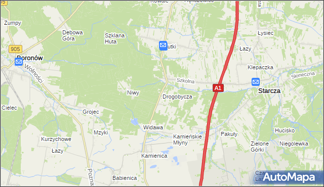 mapa Drogobycza, Drogobycza na mapie Targeo