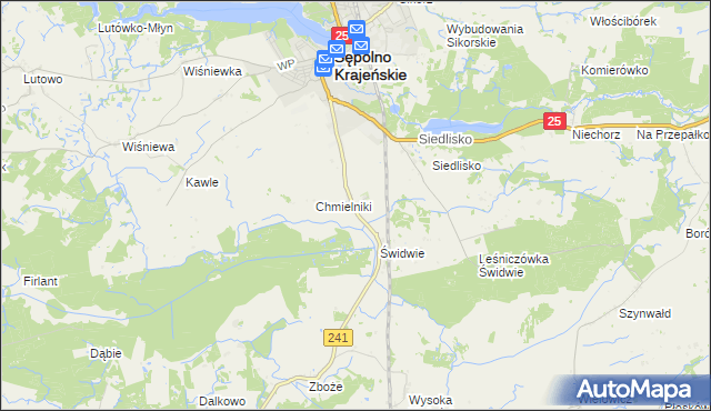 mapa Grochowiec, Grochowiec na mapie Targeo